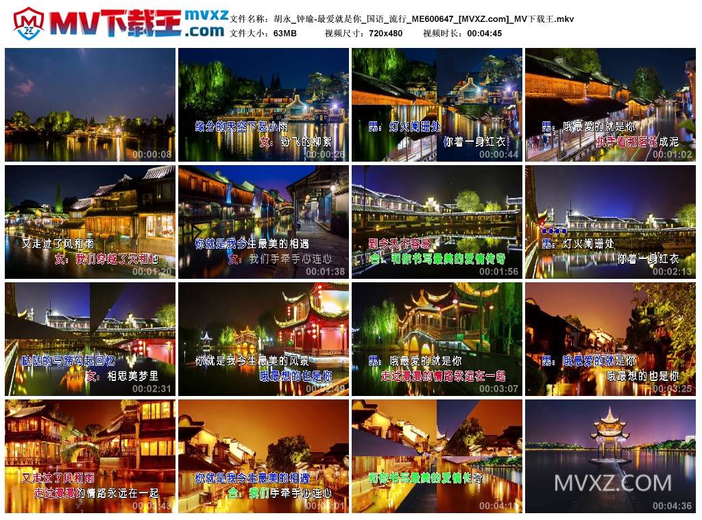 胡永_钟瑜-最爱就是你_国语_流行_ME600647